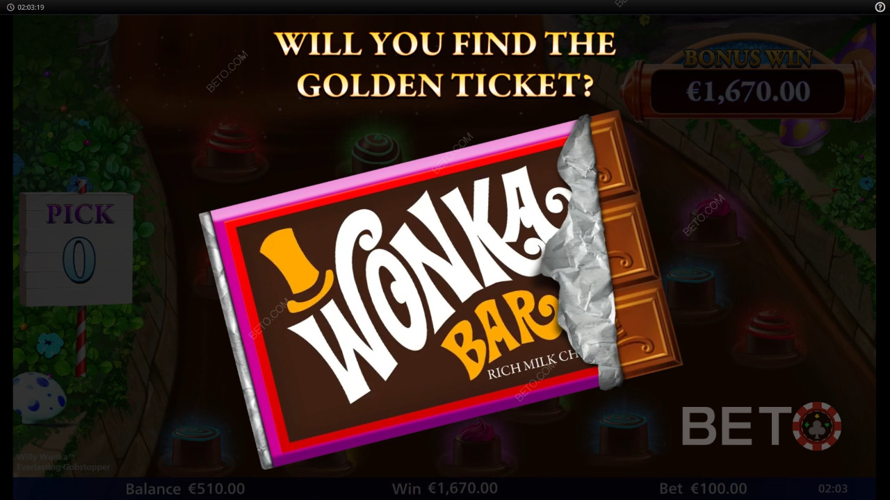 Verdikt pro Willy Wonka Everlasting Gobstopper Slot Online