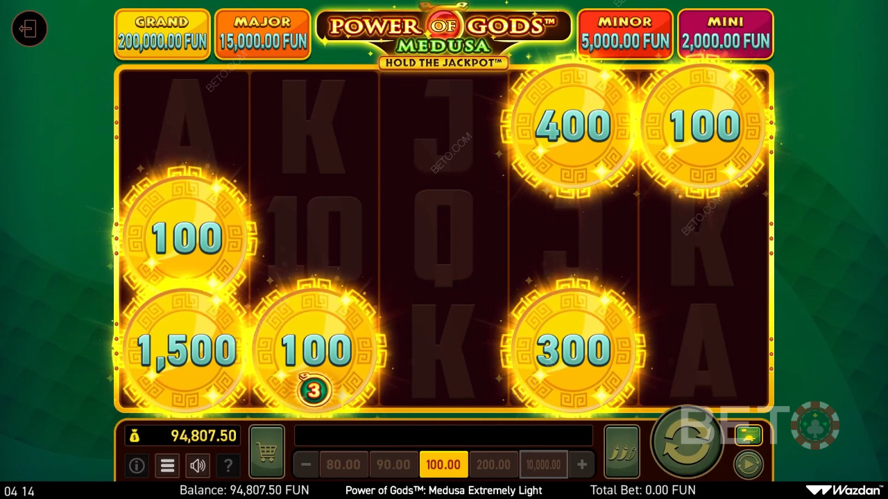 Power of Gods: Medusa Extremely Light Hrát Zdarma