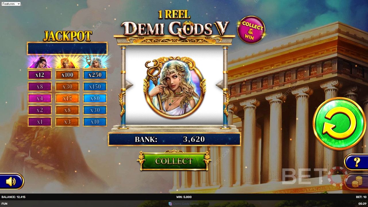 1 Reel - Demi Gods V Hrát Zdarma