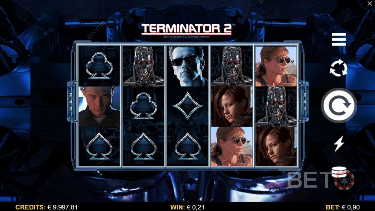 Užijte si téma Terminátor 2 s filmovými postavami