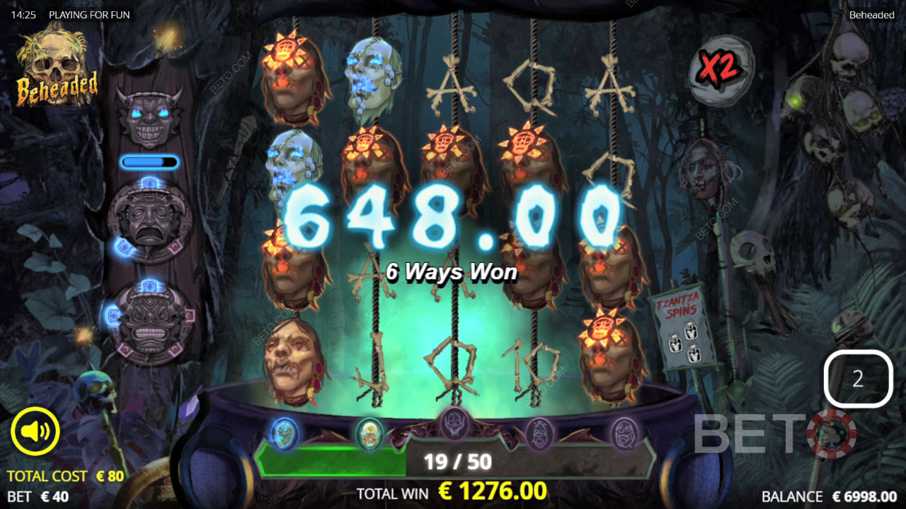 Vyhrajte 15 950x svou sázku v online automatu Beheaded!