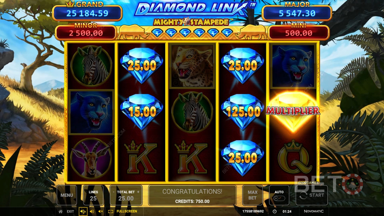 Diamond Link: Mighty Stampede Hrát Zdarma