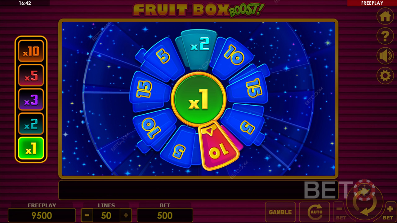 Krabice s ovocem Boost! Recenze podle BETO Slots