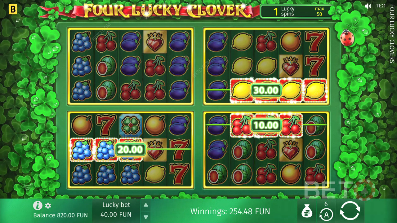 Four Lucky Clover Hrát Zdarma
