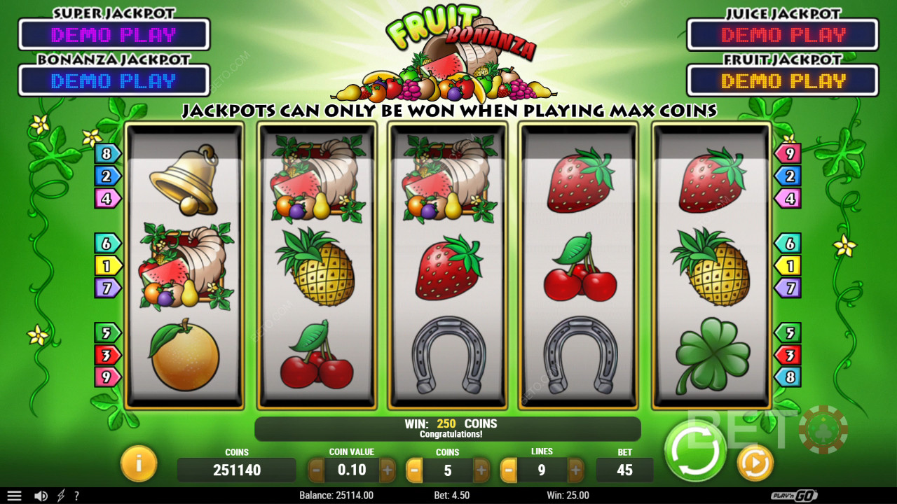 Fruit Bonanza Hrát Zdarma