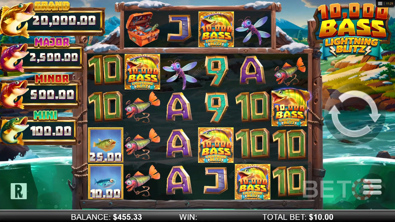 10,000 Big Bass Lightning Blitz Hrát Zdarma