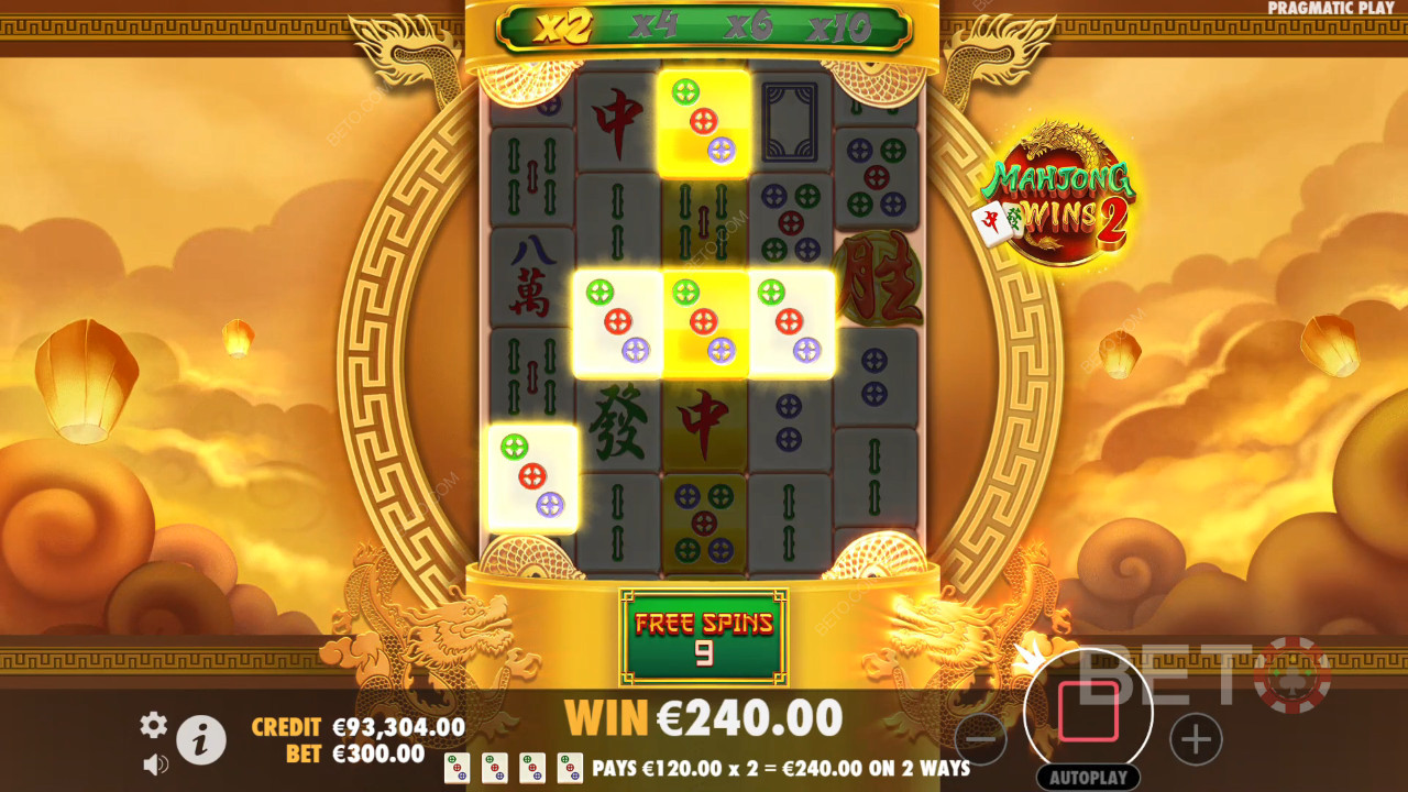 Vysvětlení bonusových funkcí ve hře Mahjong vyhrává 2 od Pragmatic Play
