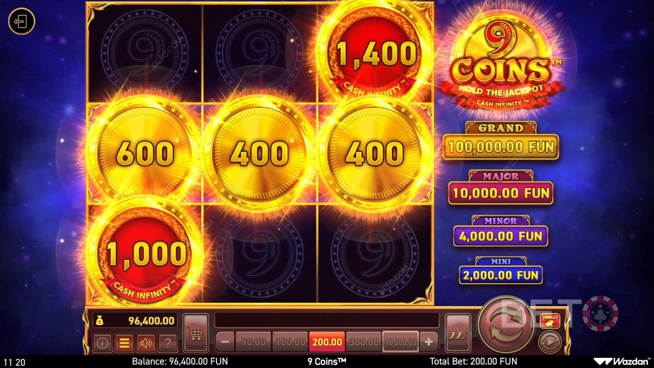 9 mincí Recenze podle BETO Slots