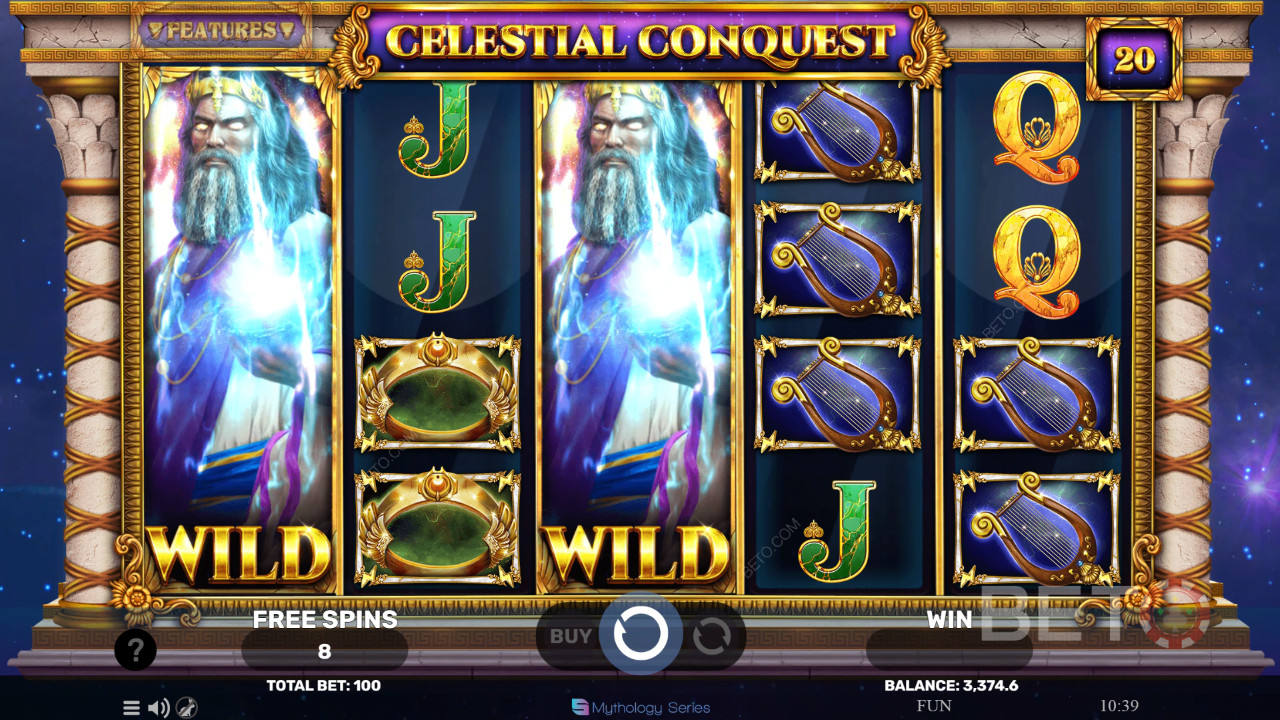Celestial Conquest Recenze podle BETO Slots