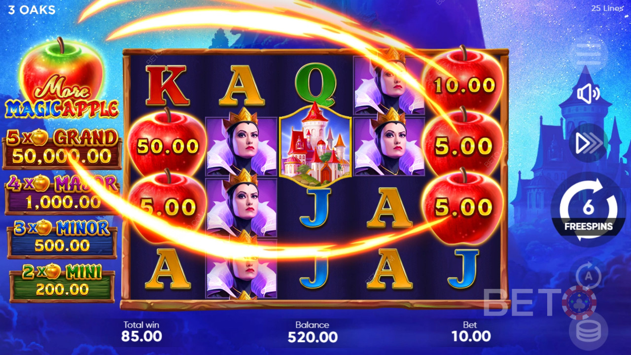Více recenzí Magic Apple od BETO Slots