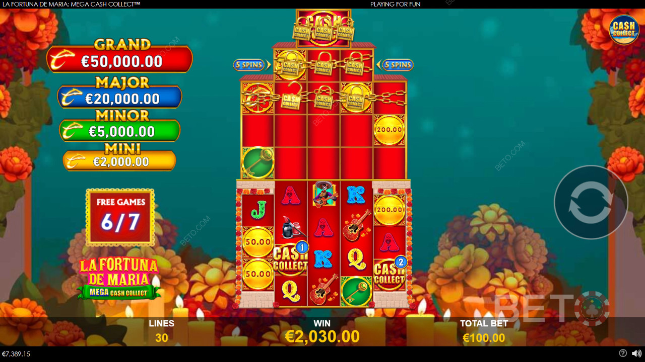 La Fortuna de Maria: Mega Cash Collect Hrát Zdarma