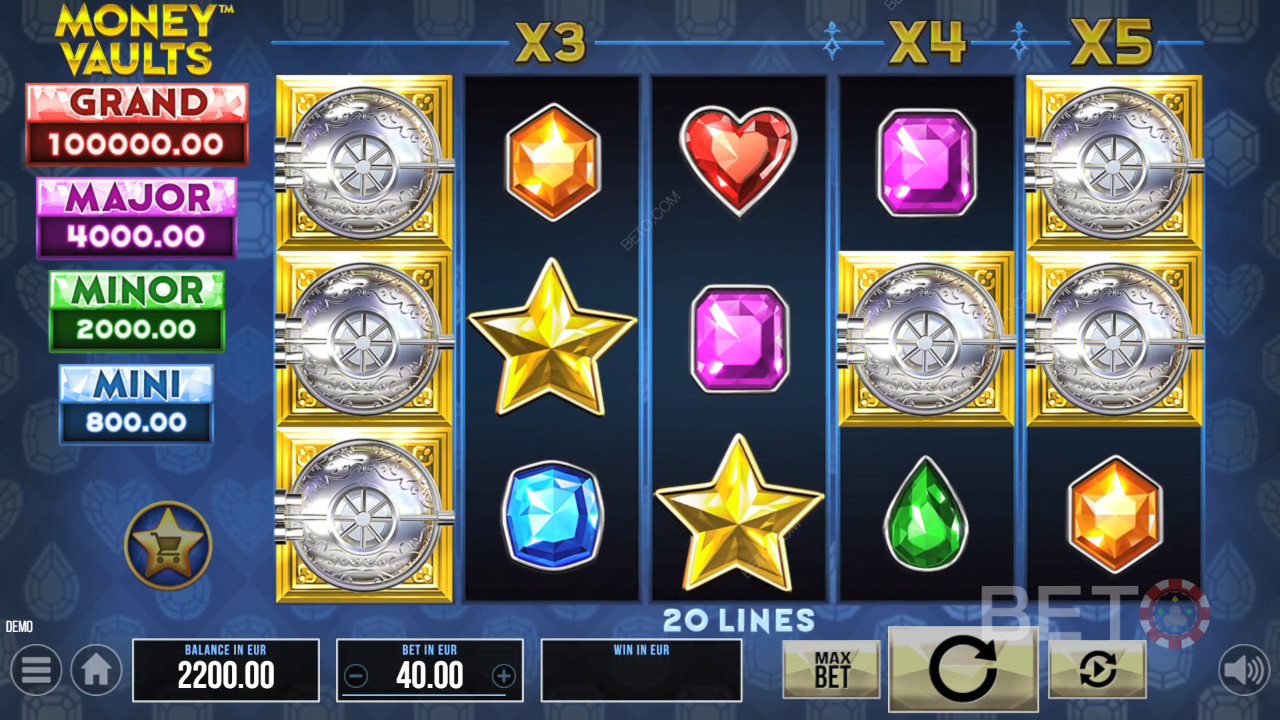 Money Vaults Recenze podle BETO Slots