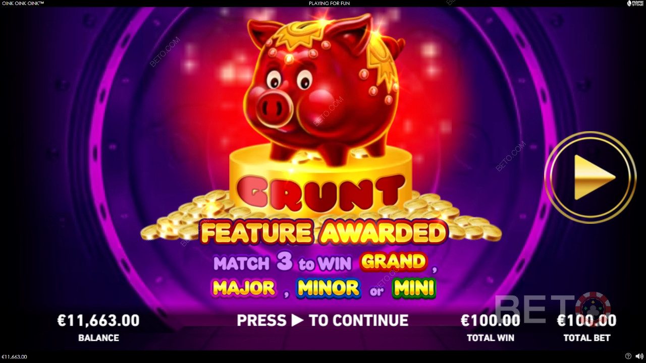Vysvětlení bonusových funkcí ve hře Oink Oink Oink podle Rarestone Gaming