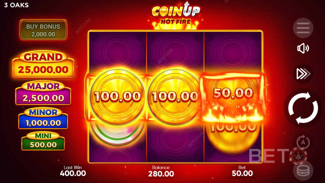 Coin Up: Hot Fire Hrát Zdarma