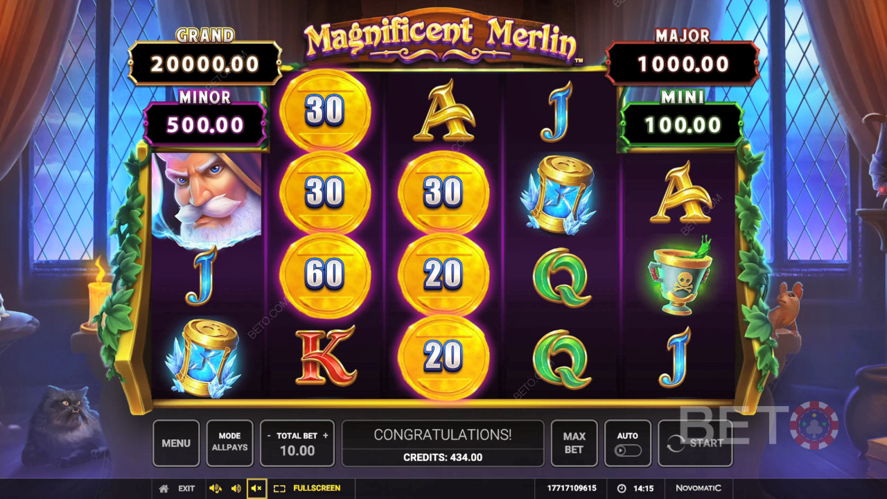 Velkolepý Merlin Recenze podle BETO Slots