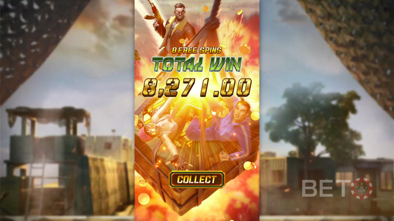 Vysvětlení bonusových funkcí ve hře Battleground Royale od PG Soft