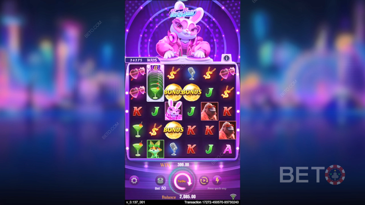 Party Star Recenze podle BETO Slots