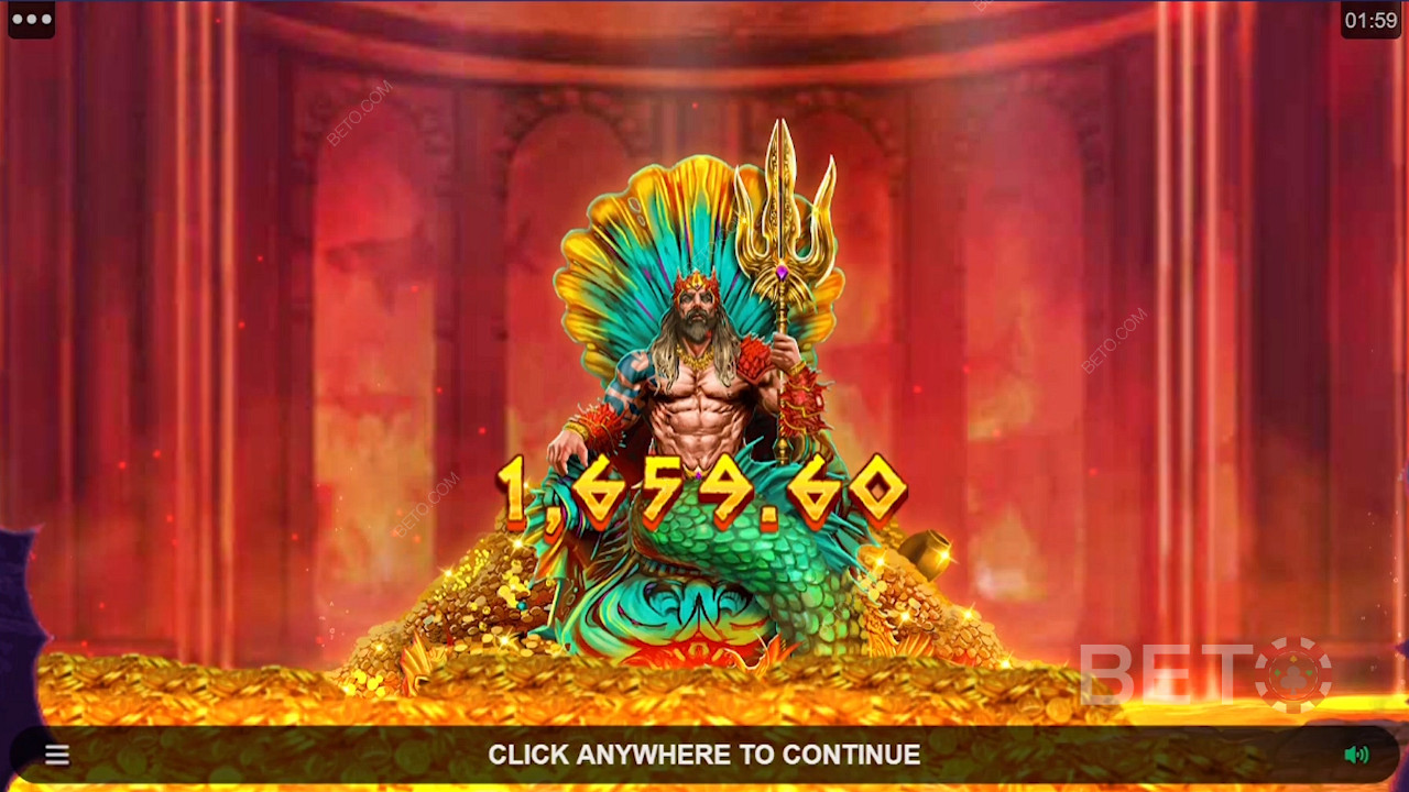 Ve hře Ancient Fortunes si můžete užít obrovské výhry: Vydejte se na online slot Poseidon Megaways.