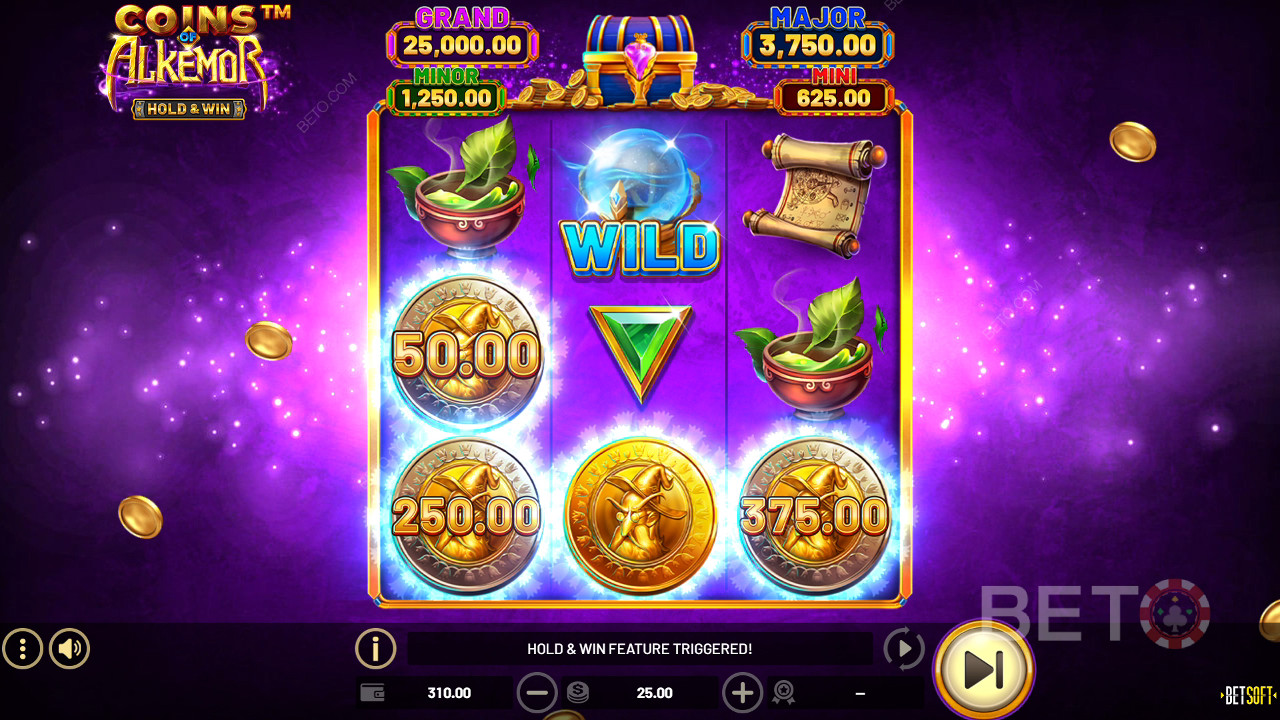 Coins of Alkemor – Hold & Win Hrát Zdarma