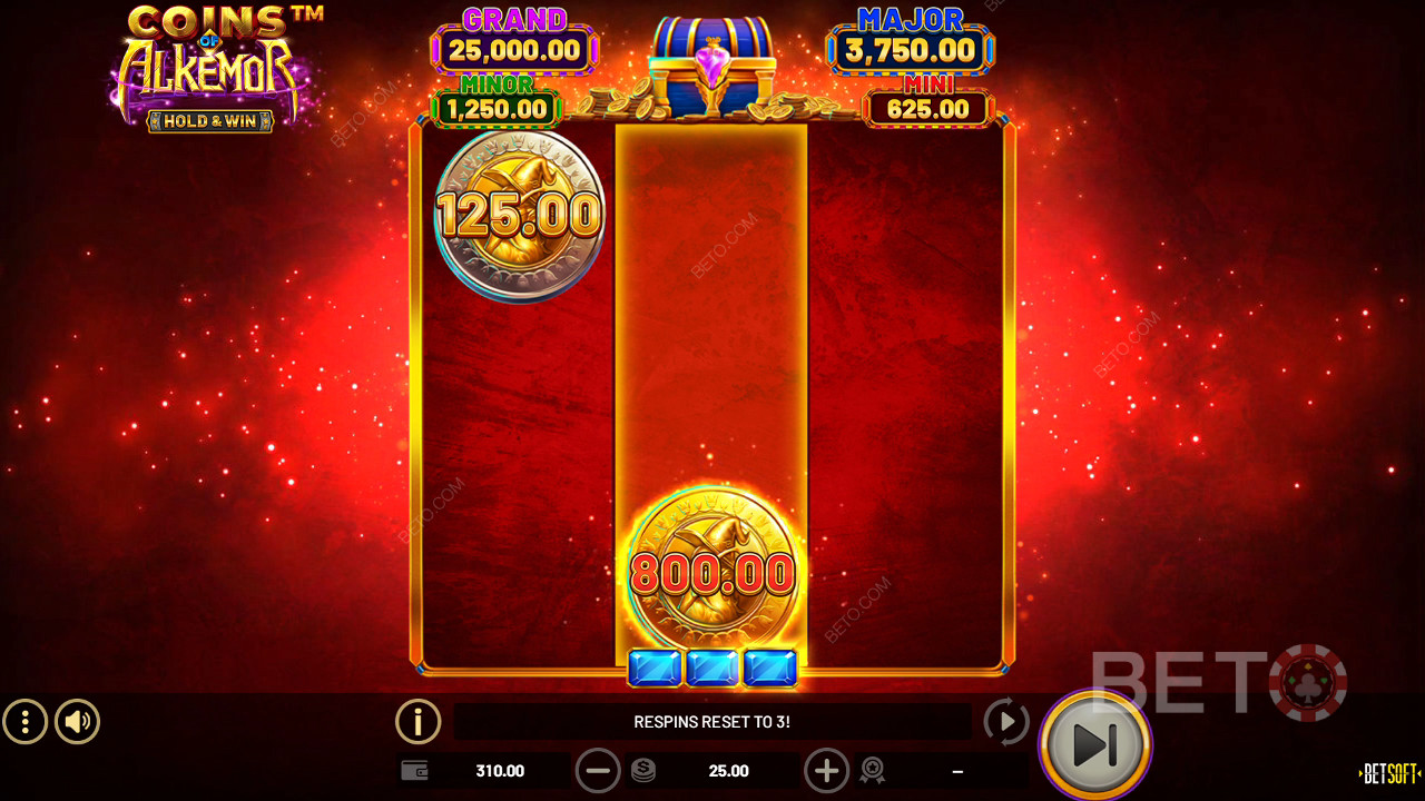 Vyhrajte 3 600x svou sázku ve hře Coins of Alkemor - Hold & Win Slot!