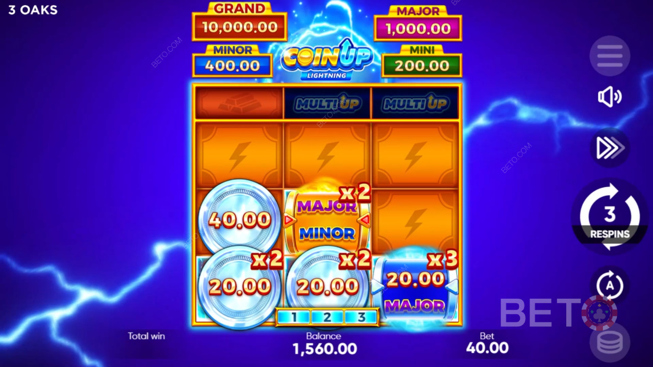 Verdikt pro Coin Up: Lightning Online Slot