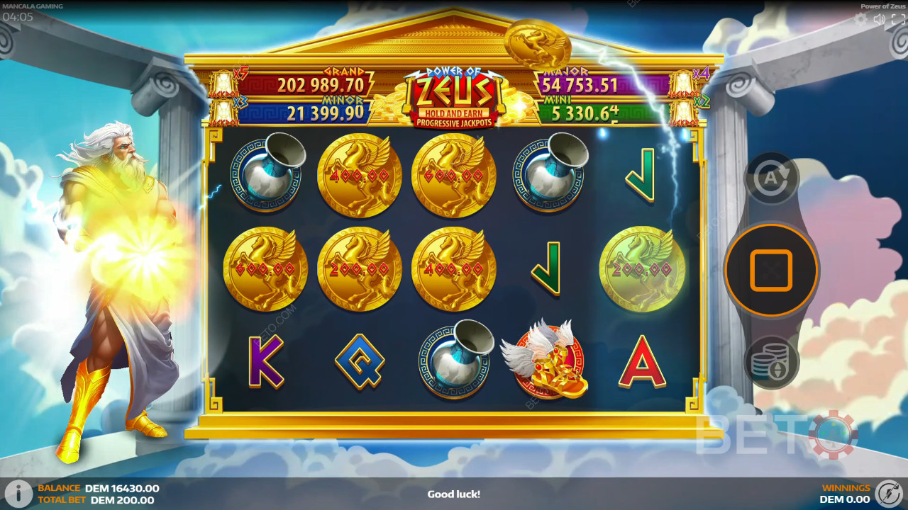Power of Zeus (Mancala Gaming) Hrát Zdarma