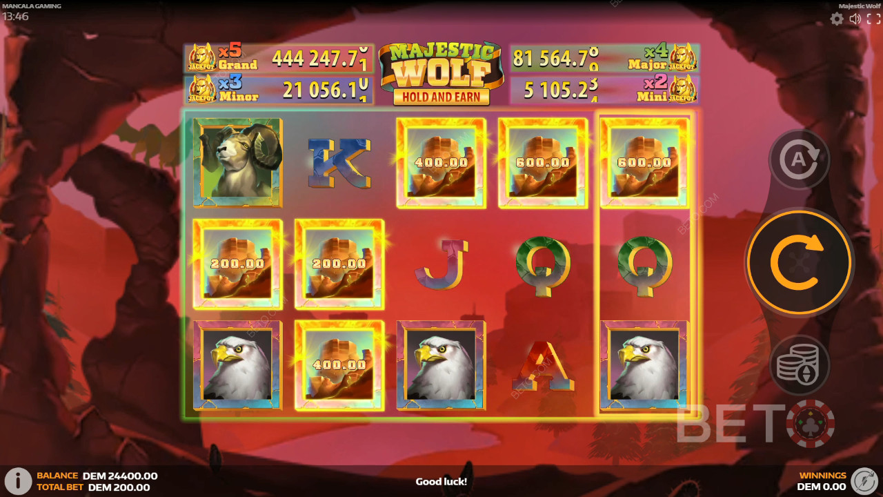 Majestic Wolf Recenze podle BETO Slots