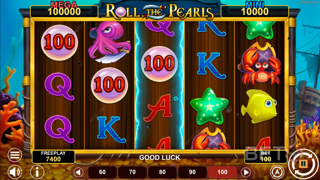 Roll The Pearls Hold & Win Hrát Zdarma