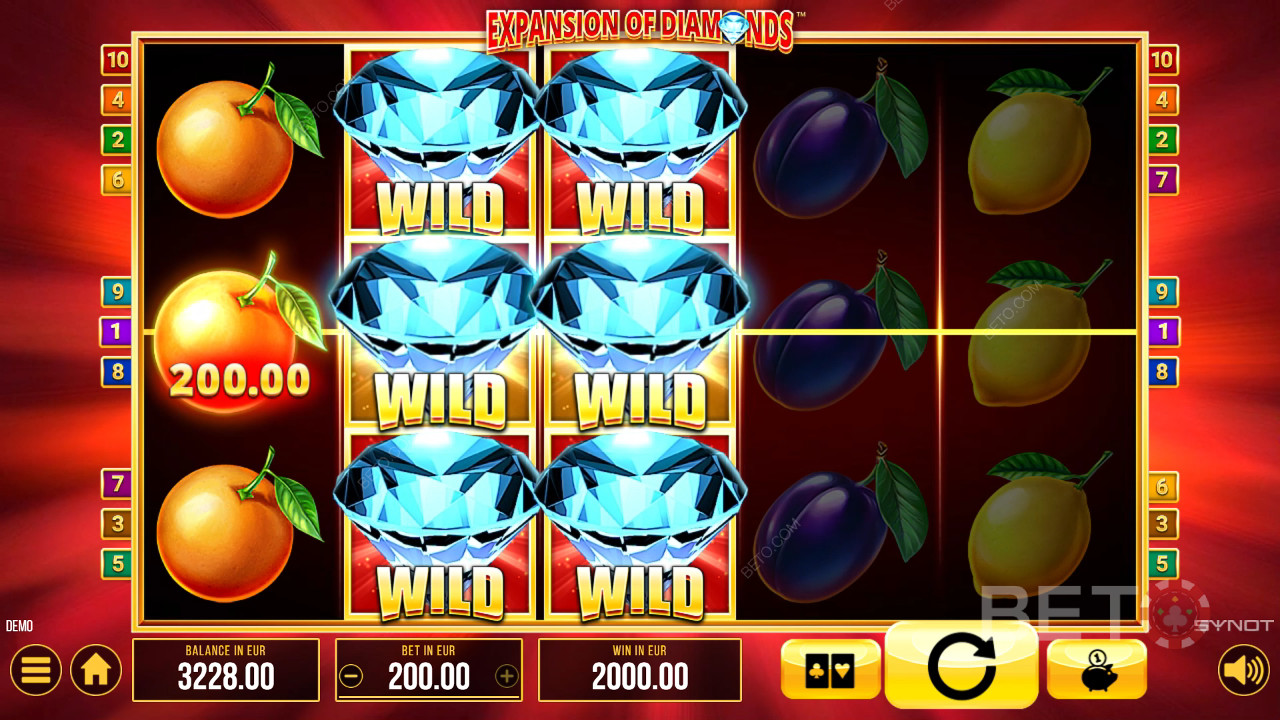 Rozšíření diamantů Recenze podle BETO Slots