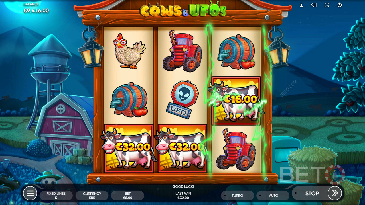 Cows & UFOs Recenze podle BETO Slots