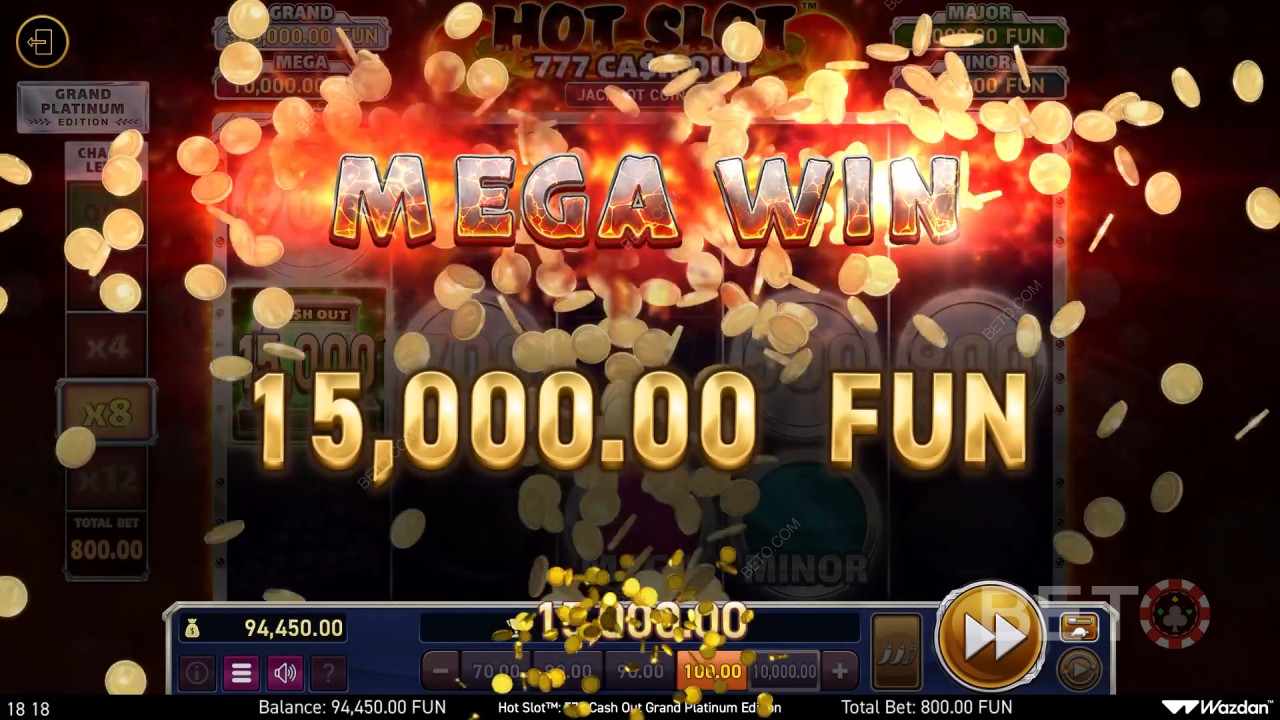 Vyhrajte 3 000x svou sázku ve hře Hot Slot: 777 Cash Out Grand Platinum Edition Slot Online!