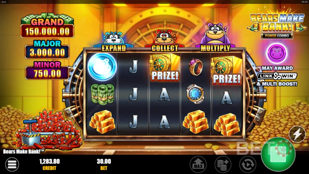 Medvědi vydělávají banku! Power Combo Recenze podle BETO Slots