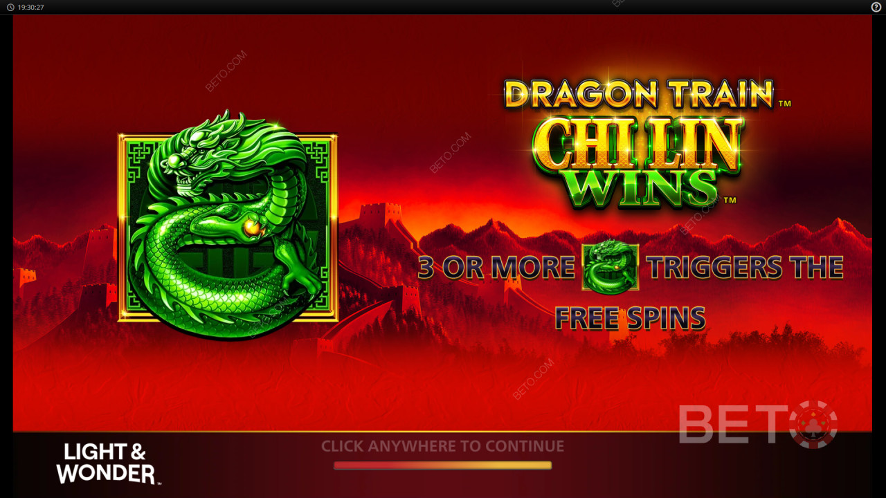 Vysvětlení bonusových funkcí ve hře Dragon Train Chi Lin Wins by Light and Wonder