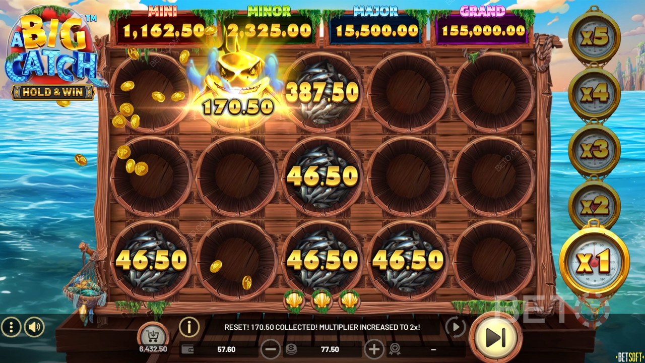 Velký úlovek - Hold & Win Recenze podle BETO Slots