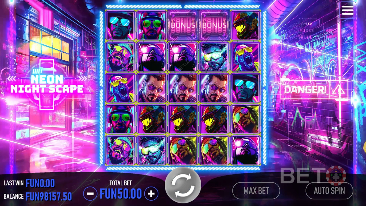 Neon Night Scape Recenze podle BETO Slots