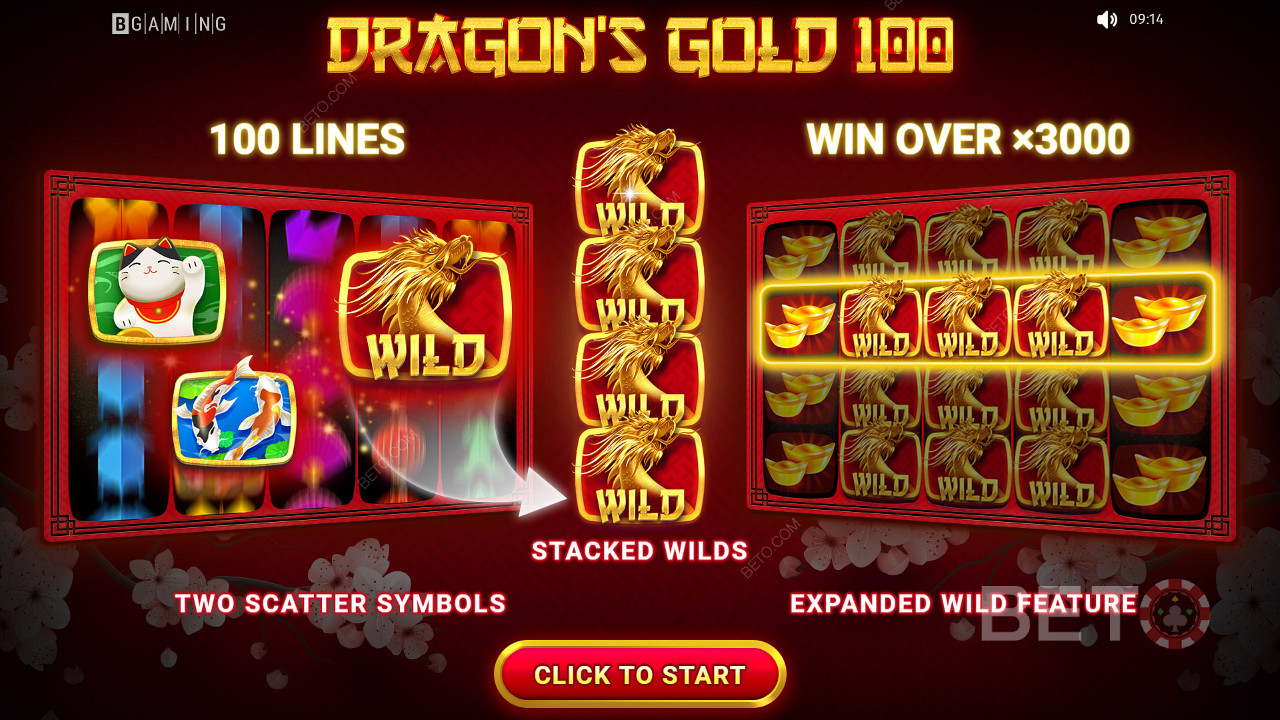 Úvodní obrazovka hry Dragon