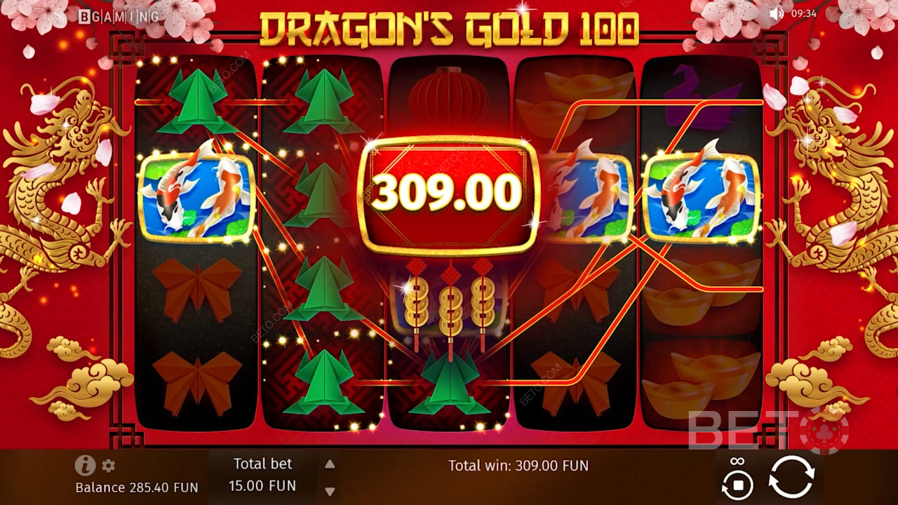 Maximální vítězný potenciál hry Dragon