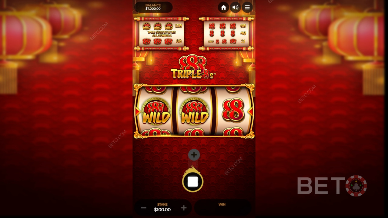 Triple 8s Recenze podle BETO Slots