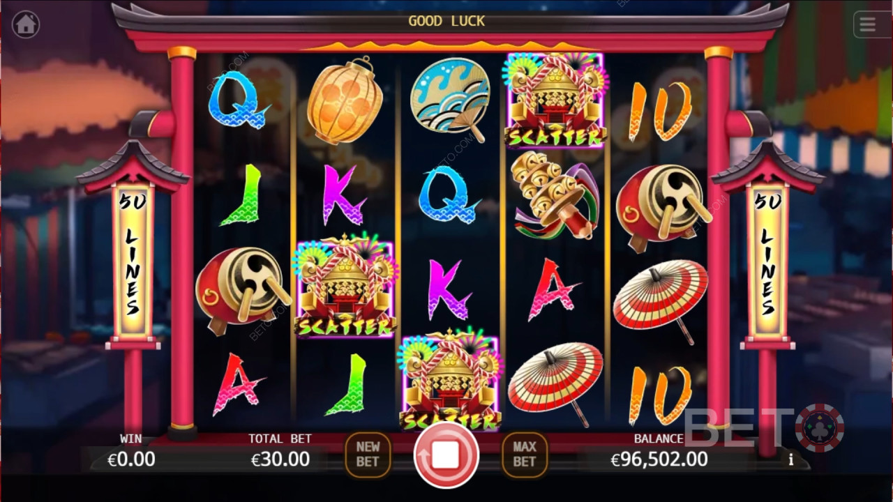 Ten Jin Matsuri Recenze podle BETO Slots