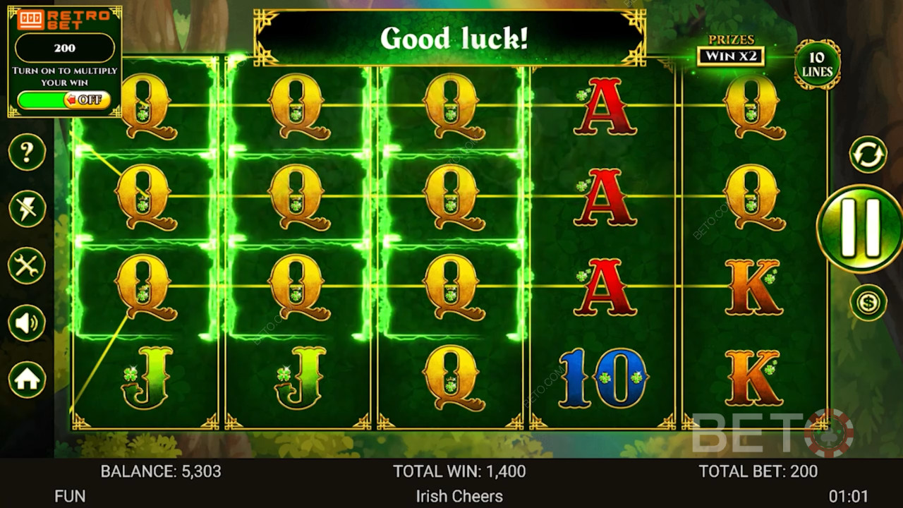 Irish Cheers Recenze podle BETO Slots