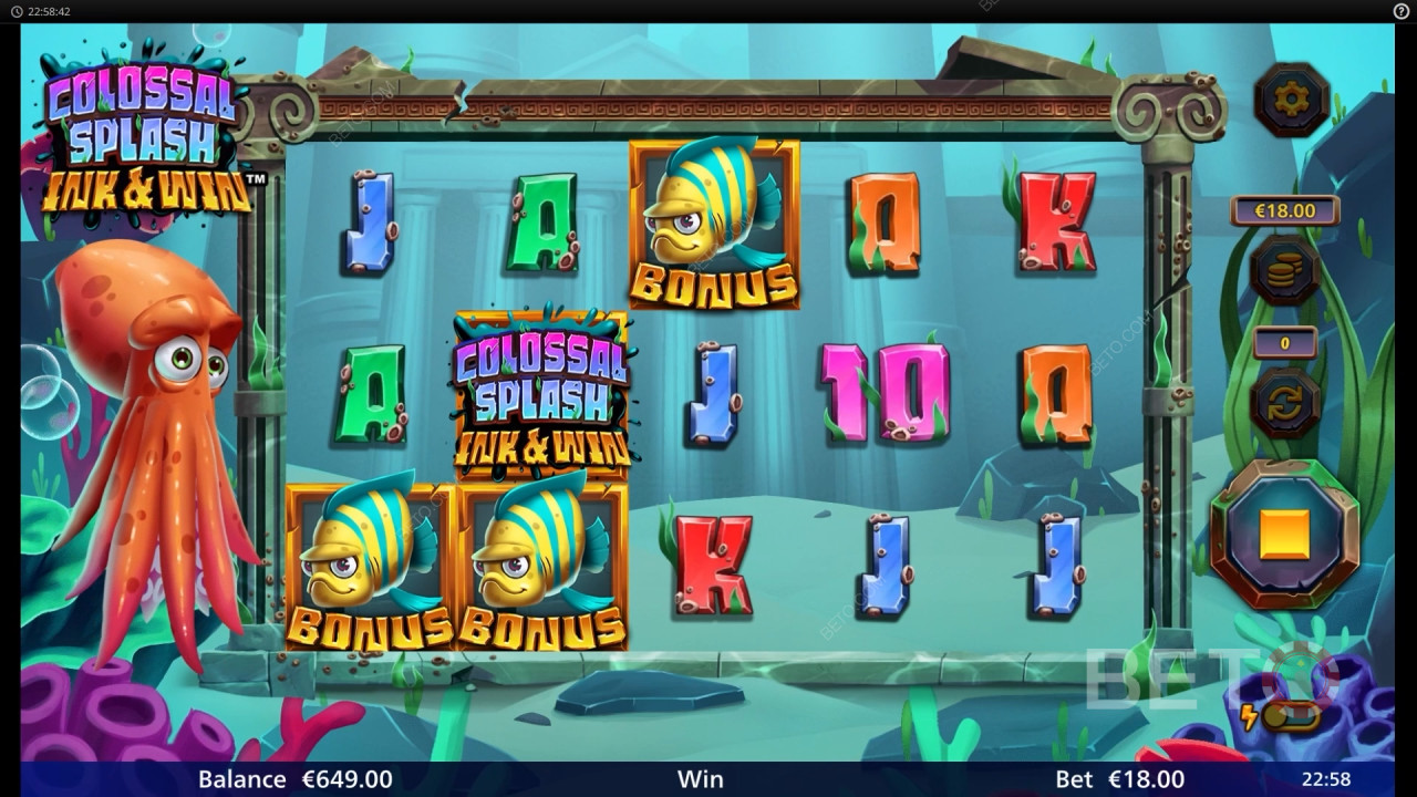 Colossal Splash Ink & Win Hrát Zdarma