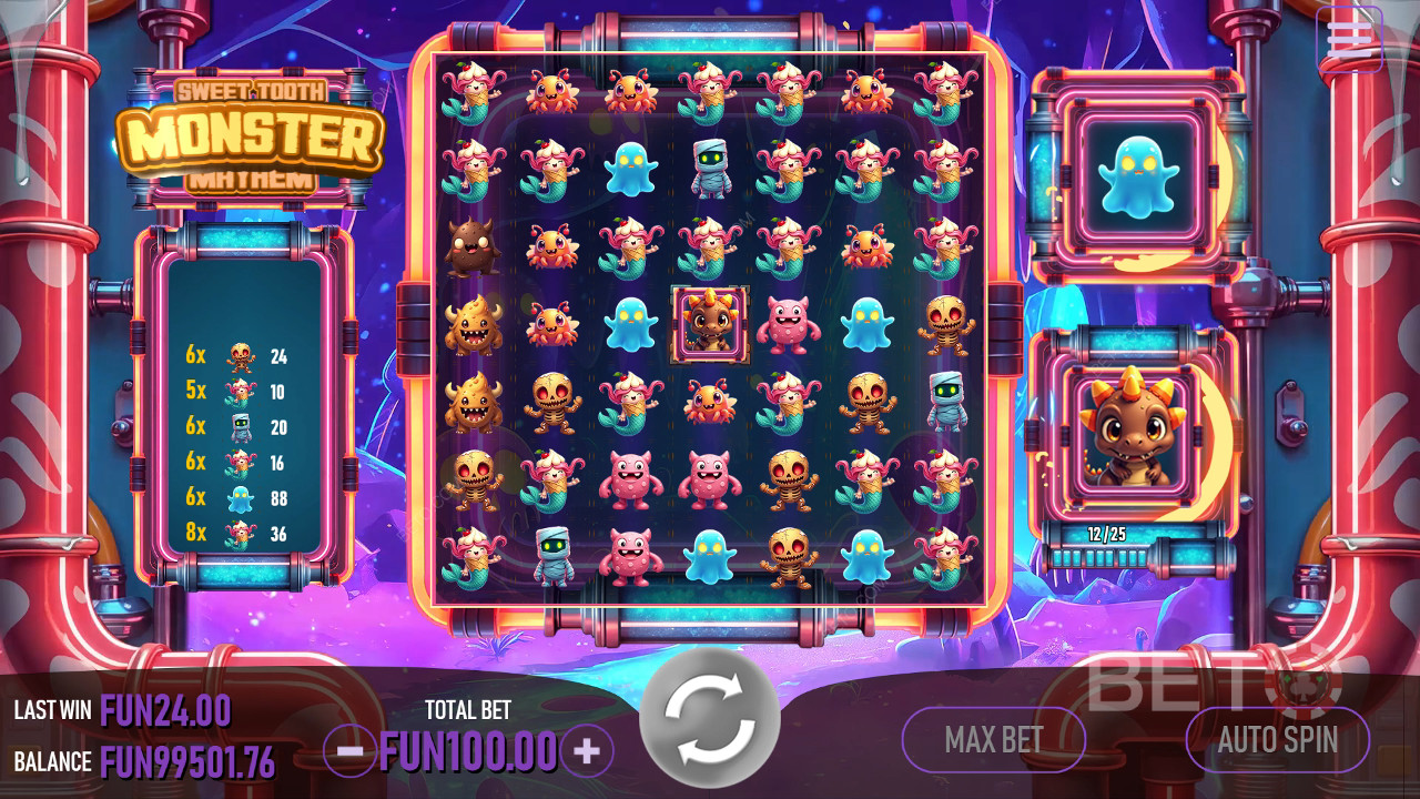 Sweet Tooth Monster Mayhem Hrát Zdarma