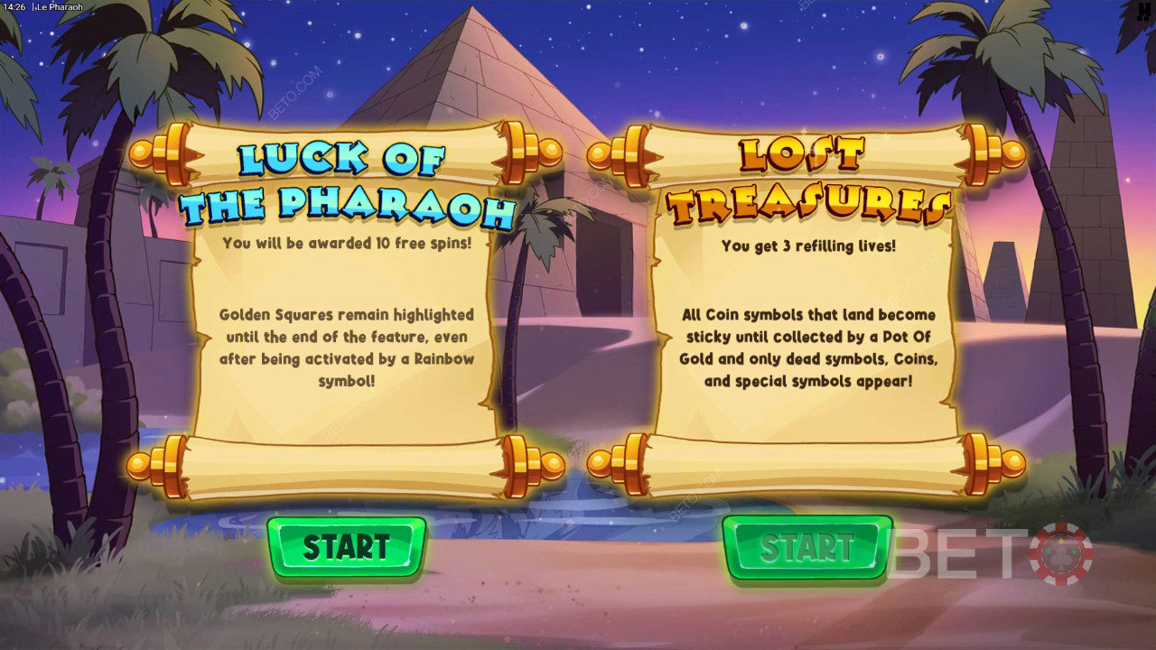 Vyhrajte 15 000x svou sázku ve video automatu Le Pharaoh!