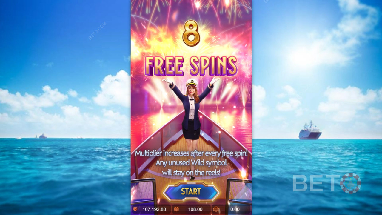 Vysvětlení bonusových funkcí v Cruise Royale od PG Soft