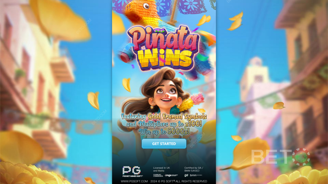 Vyhrajte 5 000x svou sázku ve hře Pinata Wins Slot Online!