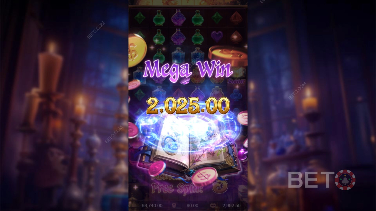 Vyhrajte 10 000x svou sázku ve slotu Mystic Potion!