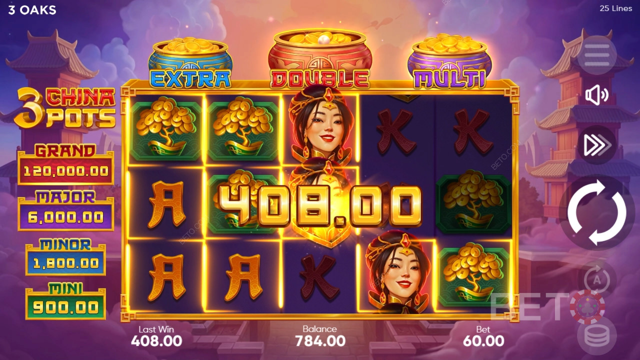 3 China Pots Recenze podle BETO Slots