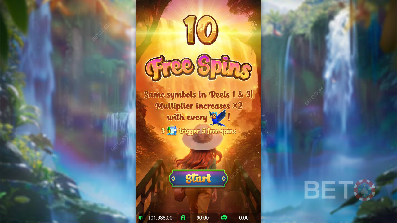 Vysvětlení bonusových funkcí ve hře Wings of Iguazu podle PG Soft