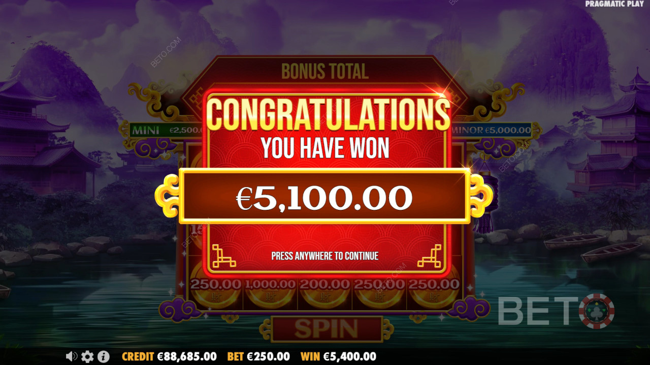 Vyhrajte 10 000x svou sázku ve video slotu Chests of Cai Shen!