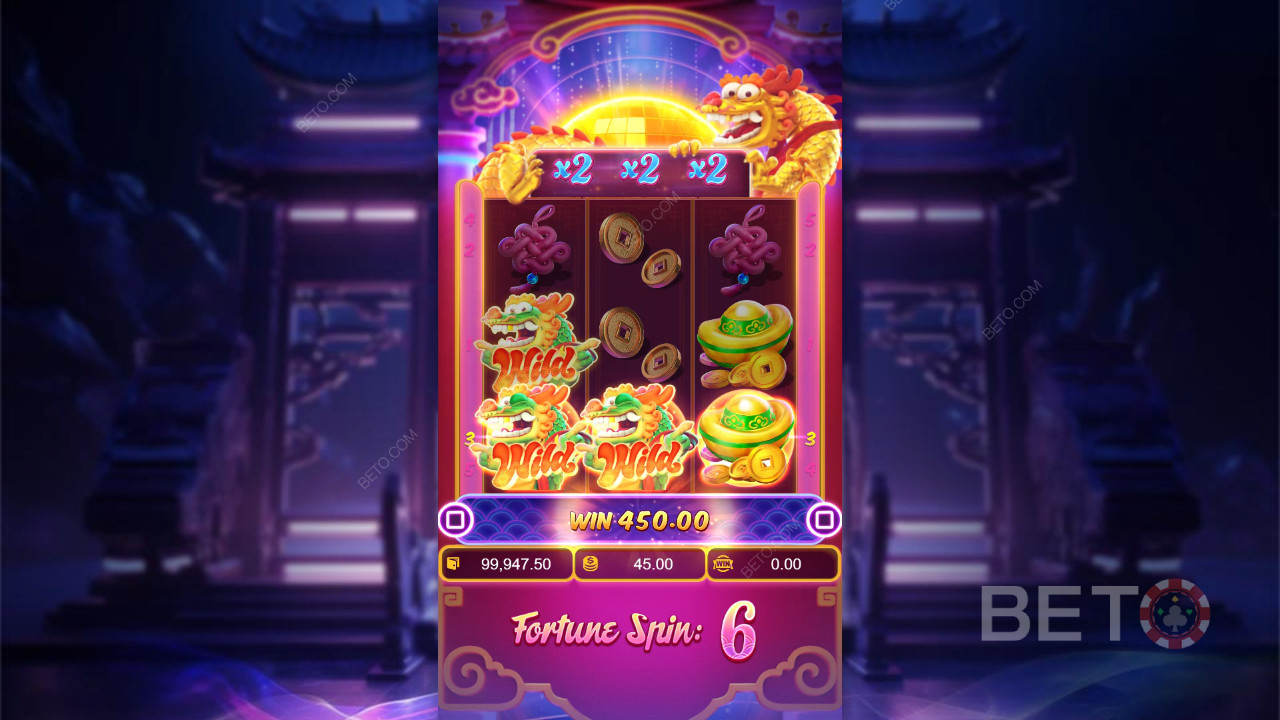 Vyhrajte 2 500x svou sázku ve slotu Fortune Dragon!
